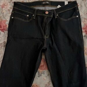 Dark wash denim